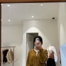 샌디아 | 유메르 이브 카라 니트, 뉴 시칠리 코듀로이 팬츠, 윈터 샌디아 가디건, 니트 블루종 도산 쇼룸 피팅후기