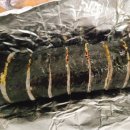 든든한 김밥 | 🥓 웅이네방앗간 묵은지삼겹김밥 배달 솔직후기, 든든한 분식 한상