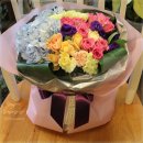 아람누리극장꽃배달 공연축하선물로 배송된 화려한꽃다발 이미지
