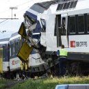 스위스에서 열차 충돌 사고로 44명 부상 이미지