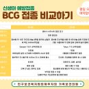 BCG 접종 비교하기 이미지