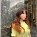 메이드바이율공:) 옹브레염색 / 레드오렌지 / 오렌지브라운