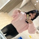 지그재그 로제 프란츠 Mellow Hood Knit Pink 리얼 리뷰