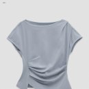 우아하고 예쁜 핏의 아틀리에 나인 LOND WAIST TUCK BLOUSE 여름 블라우스 추천