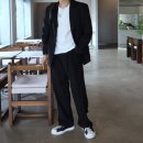 와이드 | 무신사 슬랙스 추천 피인오 원턱 세미와이드 슬랙스 착용 후기