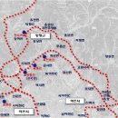 14/09/10 '기존 송전탑 경로'와 '76만5천 볼트 새 송전탑 예상경로' 이미지