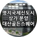 명지국제신도시 상가분양 대산골든스퀘어 포스코 더샵 건너편 이미지