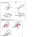 Re:처음 매듭법은 고리8자매듭(두겹8자묶음)... 이미지