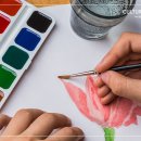 수채화로 표현하는 나만의 감성 이미지