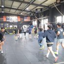 250307WOD&#34;1.5km런,더블언더,데드리프트,팀와드,로잉,케틀벨스윙,베어크롤,박스점프,버피브로드점프&#34;(크로스핏032,인천크로스핏, 이미지