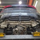 BMW X5 45e 하이브리드 커스텀 듀얼배기 작업 이미지