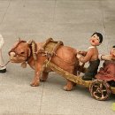 한지와 닥종이의 예술인형 이미지