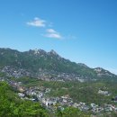 인왕산정상에서 본 이미지