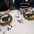 크리스마스 위빙 리스 이미지