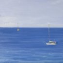 풍경을 담은 아크릴화 이미지