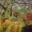 앙리 루소, [열대 폭풍우 속의 호랑이]Tiger in a Tropical Storm 이미지