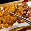 푸라닭용인보정동점 | 노랑통닭 맵싸한 반반치킨 후기(겁나 맛있군)
