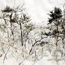 한국화(수묵 담채화) 이미지