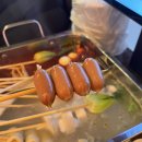 꼬치랑 | 신사역8번출구맛집 상하이블룸. 마라훠궈꼬치랑 누룽지칠리새우 그리고 예쁜 화주 후기🤍