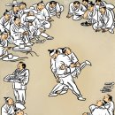 들배지기 | 김홍도 '씨름'