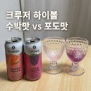 크루저 하이볼 수박맛 vs 포도맛 후기 | 롯데마트 4캔 행사 가격과 맛 차이