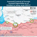 러시아 공세 캠페인 평가, 2024년 10월 9일(우크라이나 전황 이미지