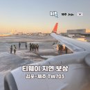11650-1-10-703 | 김포 제주 티웨이 TW703 기체 안전점검 3시간 이상 지연 보상 후기