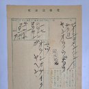 전보송달지(電報送達紙), 주포우편국 접수 제1호 전보 (1934년) 이미지