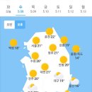 오늘의 날씨🌞☔️☃️, 2024년 5월 8일 수요일 이미지