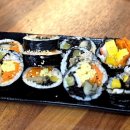 소라구쟁기가김밥속에