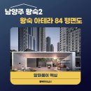 왕숙 아테라 84타입 평면도 후기, 알파룸이 핵심인 이유