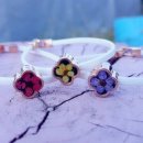 가죽 꽃팔찌 이미지