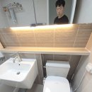 청림어울림 공중화장실 | 광명 화장실 젠다이 대리석 교체 비용 선반 제작 전문 업체[광명써밋플레이스]