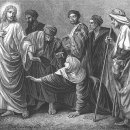 예수님의 옷에 손을 대어 출혈이 멈춘 여인 (1873) - 알렉상드르 비다 이미지