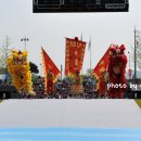 제62회경기도체육대회 식전행사 중국불산시 사자탈춤 공연 이미지
