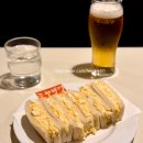 샌드위치와 샐러드(야간) | 도쿄 긴자 맛집 미야자와 새벽까지 영업하는 킷사텐 &amp; 샌드위치 전문점