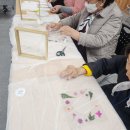 광주광역시장애인종합복지관 | < ♥광주광역시장애인종합복지관♥ 압화 드라이플라워 시계 액자 >