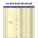 2023골프존 필드골프대회 참석자명단 이미지