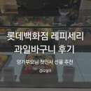 화이팅과일 | 예비시부모님 첫인사 선물 / 레티세리 과일바구니 후기 / 롯데백화점 인천점
