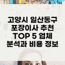 동국로223번길 | 고양시 일산동구 포장이사 추천 TOP 5 업체 분석과 비용 정보