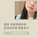 분당 미금역피부과 온다리프팅 :: 한달 주기 후기 비교
