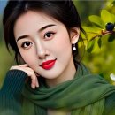 봄비 여인 이미지