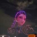 한강 케이팝데몬헌터즈 드론쇼 직캠 이미지