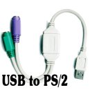 PS2방식을 USB에 사용을 할수 있는 젠더 이미지