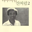 해;구름;꽃나무