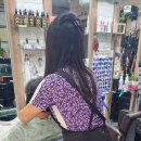 윤지 헤어라인 이미지
