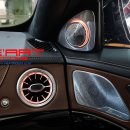 W222 S 클래스 앰비언트 튜닝, 고급스러운 실내 분위기를 완성하는 송풍구 엠비언트 + 부메스터 전동 트위터 작업 이미지