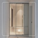 세븐일레븐대구영남타운점 | [대구중문설치] 범물영남타운 현관 인테리어의 정석! 화이트 초슬림3연동 도어 시공기