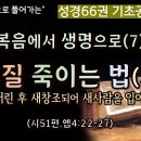성경66권 기초공사(121)_복음에서 생명으로(7)_성질 죽이는 법(3)_씻고 벗어버린 후 새창조되어 새사람을 입어야 합니다(시51편, 이미지