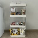 공간 | 간식 정리용으로 딱이었던 주방트롤리 틈새 공간 활용 후기 (내돈내산)